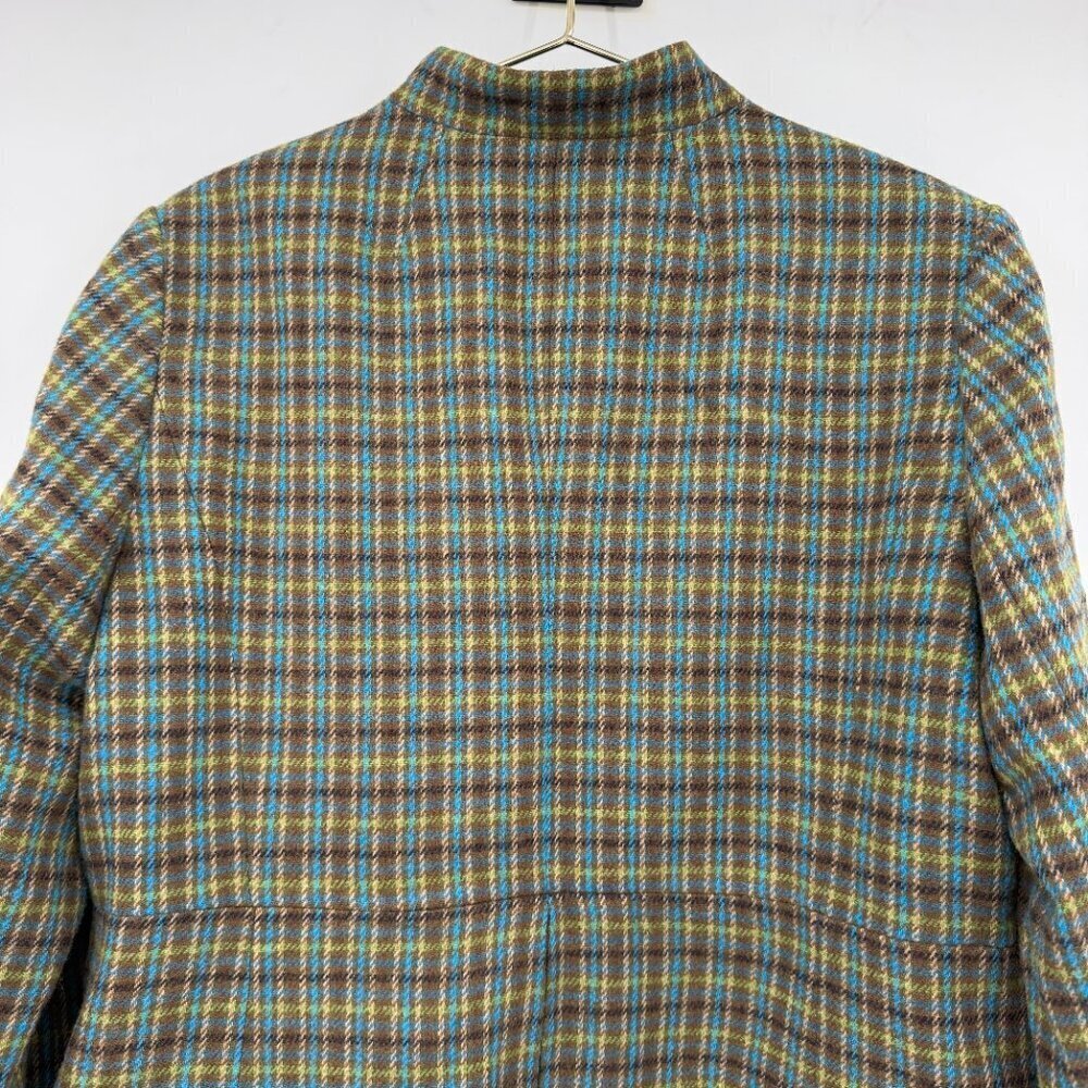Talbots Women’s Plus Shetland Officer Apple Plaid Wool Blend Winter Size 16 - Picture 7 of 12